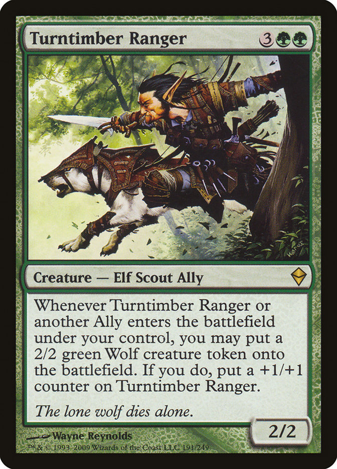 {R} Turntimber Ranger [Zendikar][ZEN 191]