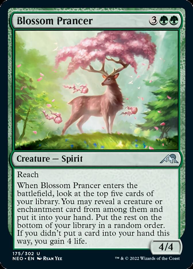 {C} Blossom Prancer [Kamigawa: Neon Dynasty][NEO 175]