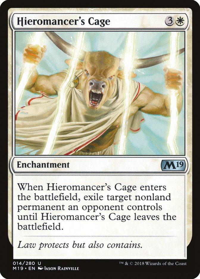 {C} Hieromancer's Cage [Core Set 2019][M19 014]