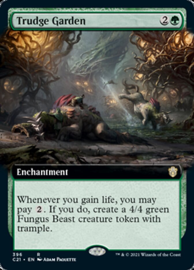 {R} Trudge Garden (Extended Art) [Commander 2021][C21 396]