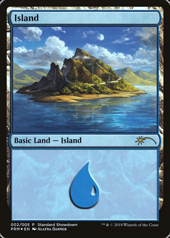 {B}[PA PSS3 002] Island (2) [Magic 2019 Standard Showdown]