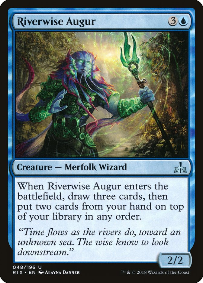 {C} Riverwise Augur [Rivals of Ixalan][RIX 048]