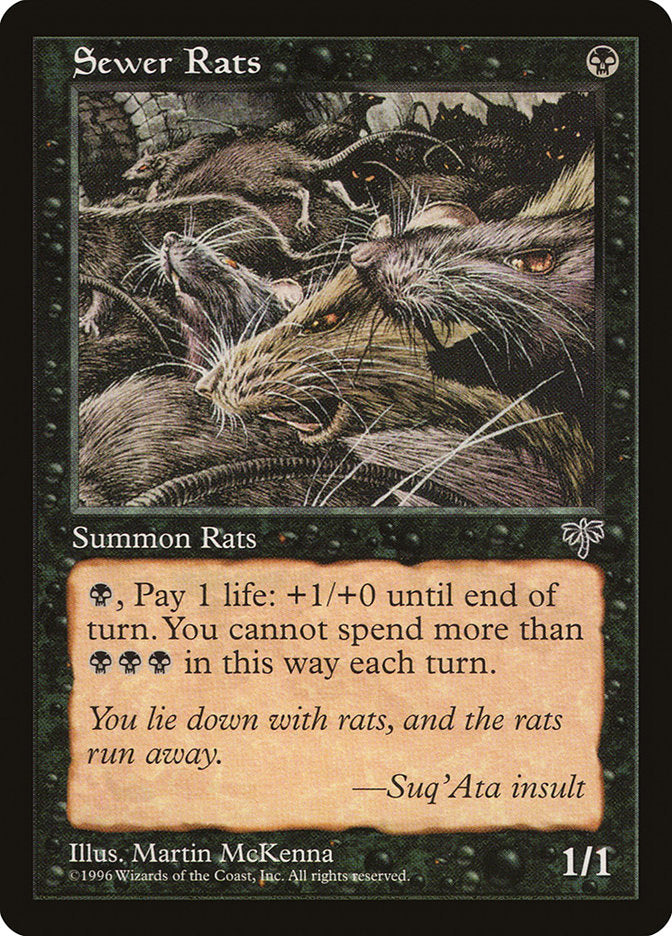 {C} Sewer Rats [Mirage][MIR 139]