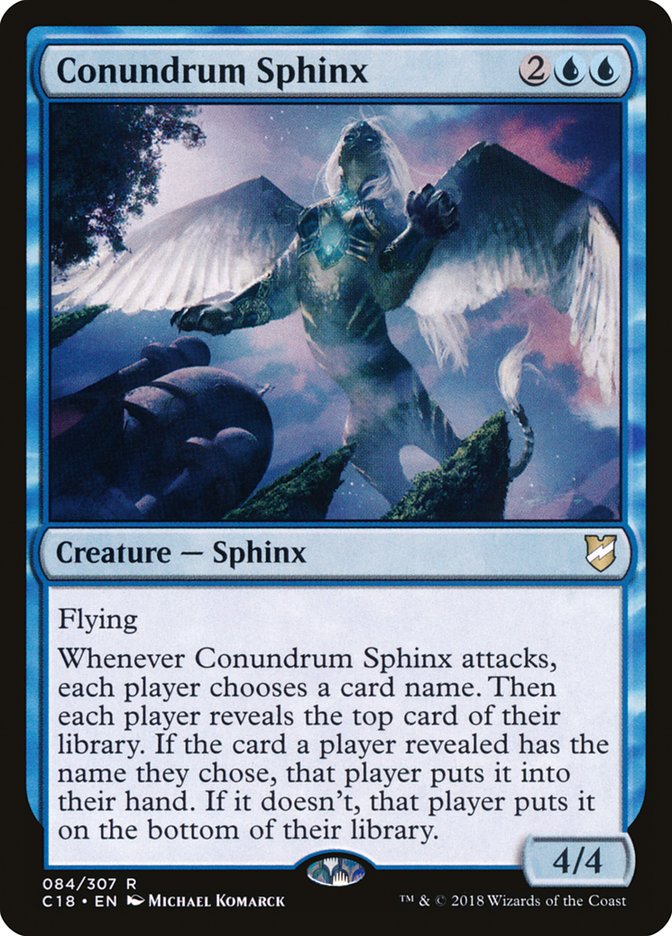 {R} Conundrum Sphinx [Commander 2018][C18 084]