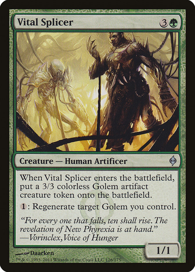 {C} Vital Splicer [New Phyrexia][NPH 126]