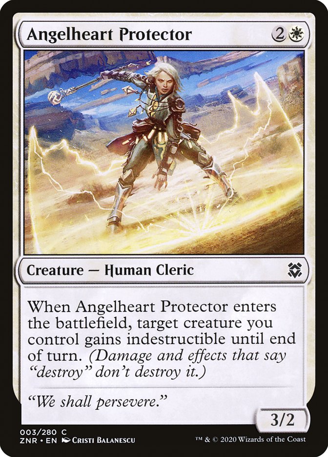 {C} Angelheart Protector [Zendikar Rising][ZNR 003]