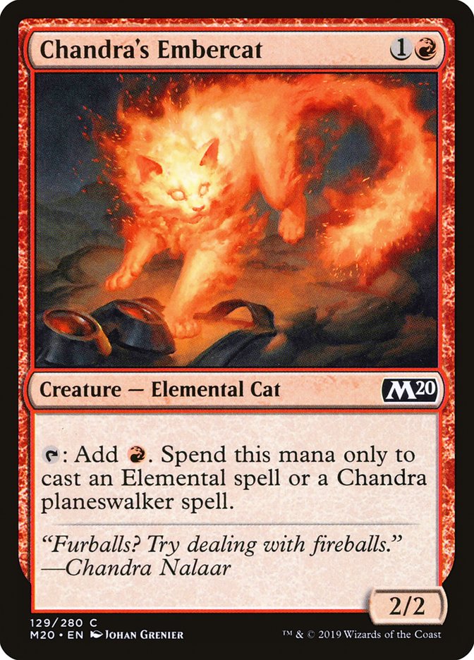 {C} Chandra's Embercat [Core Set 2020][M20 129]