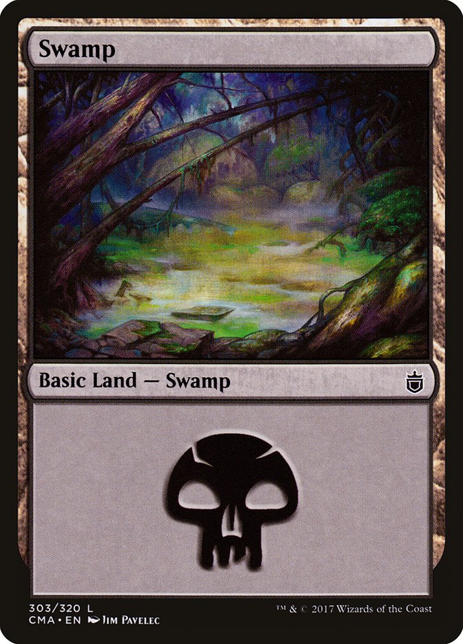 {B}[CMA 303] Swamp (303) [Commander Anthology]