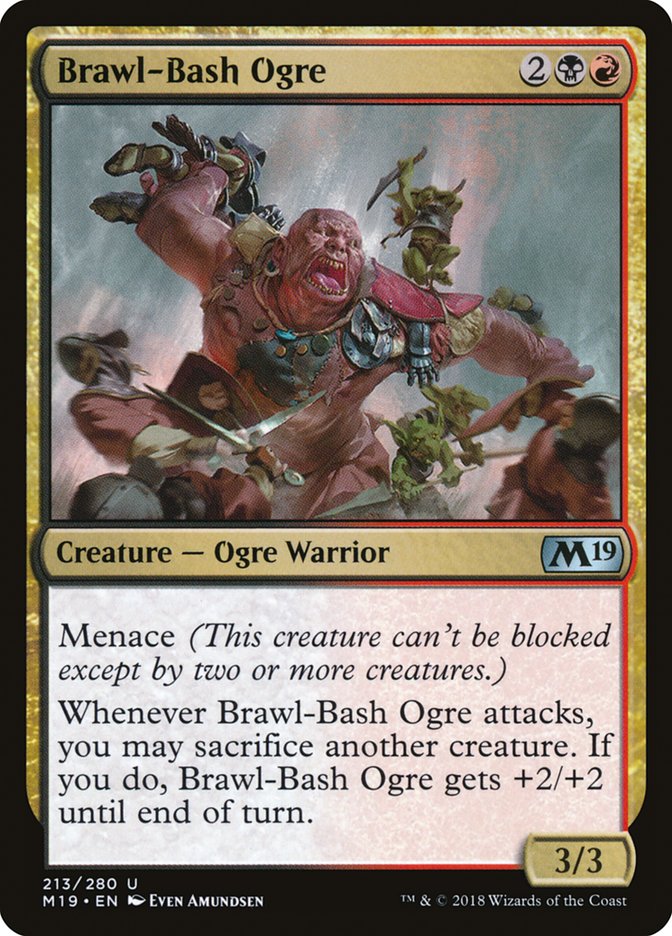 {C} Brawl-Bash Ogre [Core Set 2019][M19 213]