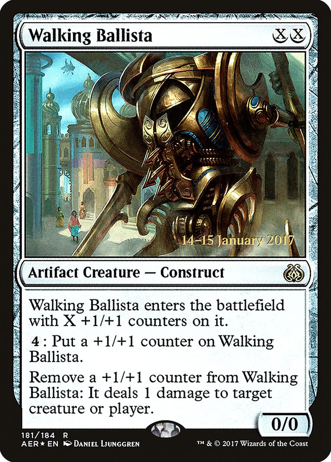 {R} Walking Ballista [Aether Revolt Prerelease Promos][PR AER 181]