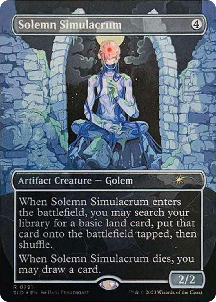 {R} Solemn Simulacrum (0791) (Galaxy Foil) [Secret Lair Drop Series][GXF SLD 791]