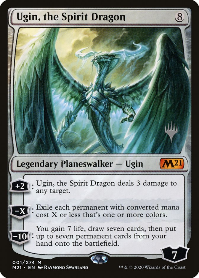 {R} Ugin, the Spirit Dragon (Promo Pack) [Core Set 2021 Promos][PP M21 001]