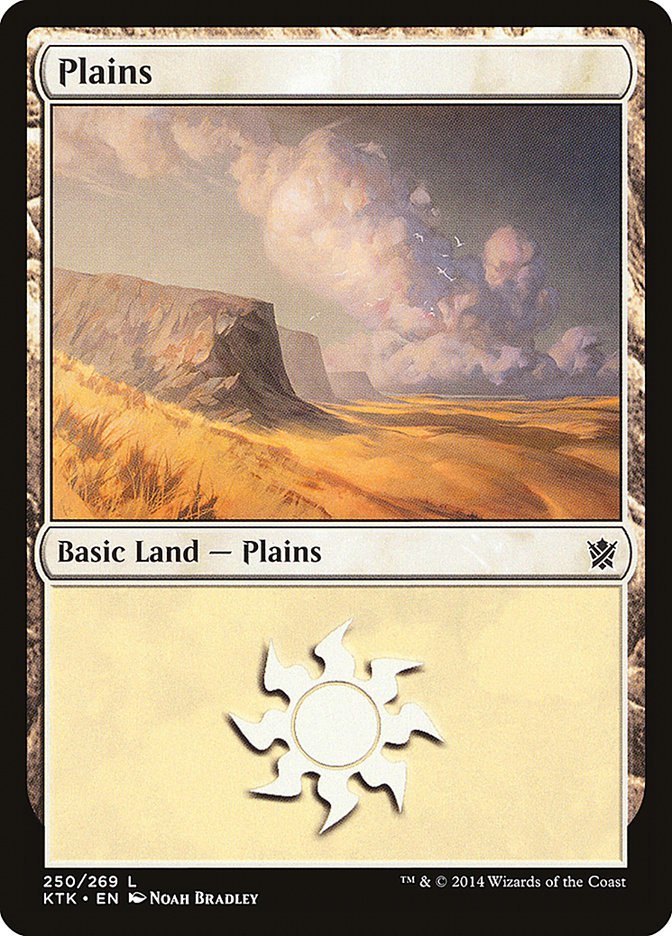 {B}[KTK 250] Plains (250) [Khans of Tarkir]