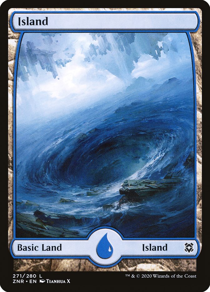 {B}[ZNR 271] Island (271) [Zendikar Rising]