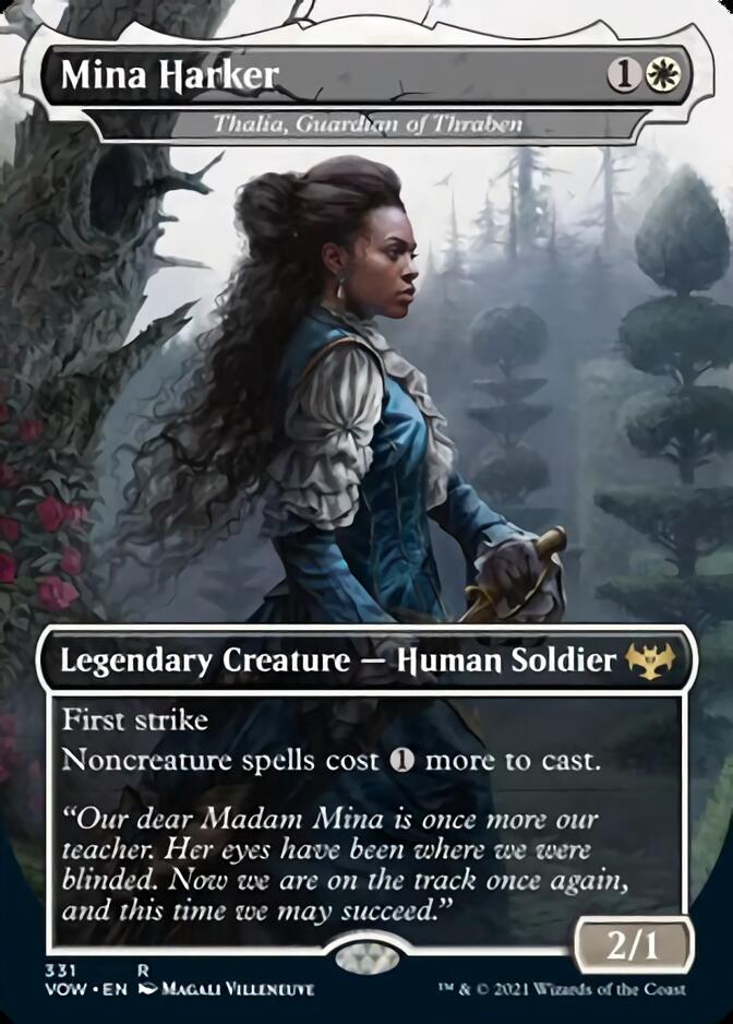 {R} Thalia, Guardian of Thraben - Mina Harker [Innistrad: Crimson Vow][VOW 331]