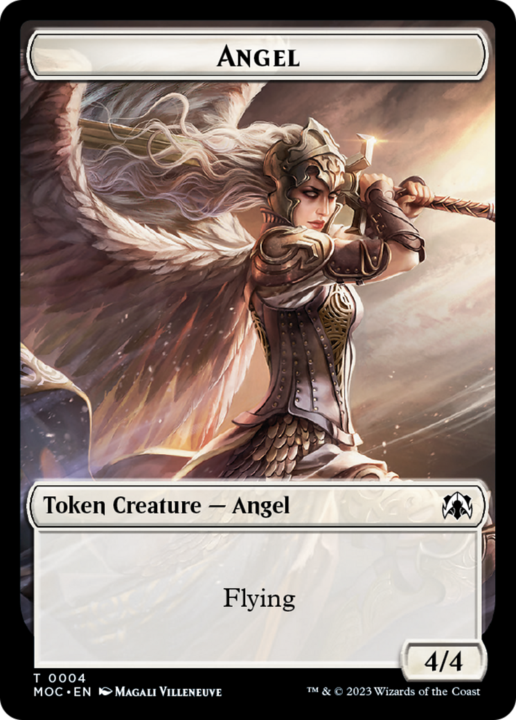 {T} Eldrazi // Angel (4) Double-Sided Token [March of the Machine Commander Tokens][TMOC 001]