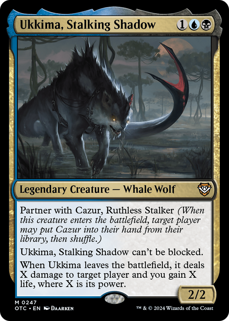 {R} Ukkima, Stalking Shadow [Outlaws of Thunder Junction Commander][OTC 247]