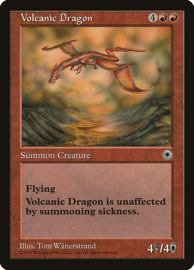 {R} Volcanic Dragon [Portal][POR 153]