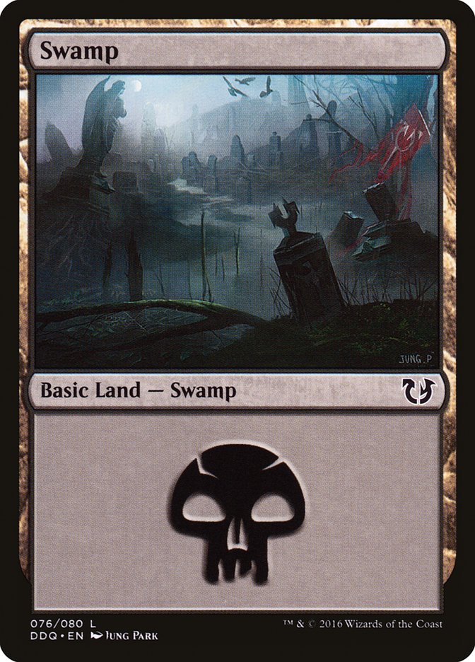 {B}[DDQ 076] Swamp (76) [Duel Decks: Blessed vs. Cursed]