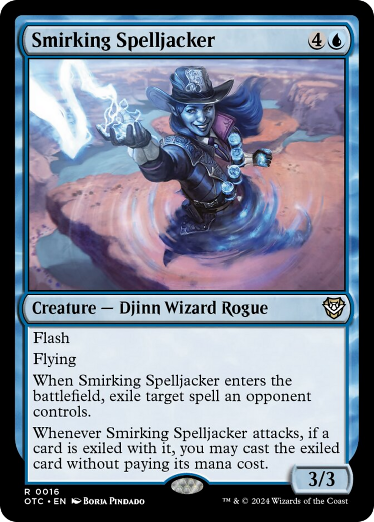 {R} Smirking Spelljacker [Outlaws of Thunder Junction Commander][OTC 016]