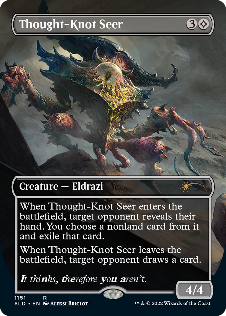 {R} Thought-Knot Seer (Borderless) [Secret Lair Drop Series][SLD 1151]