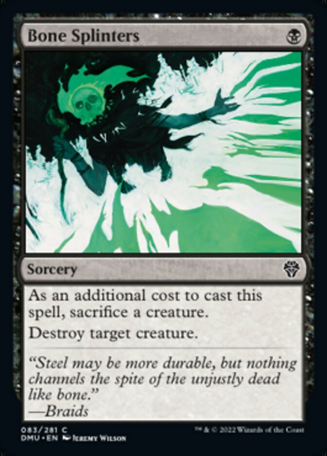 {@C} Bone Splinters [Dominaria United][DMU 083]