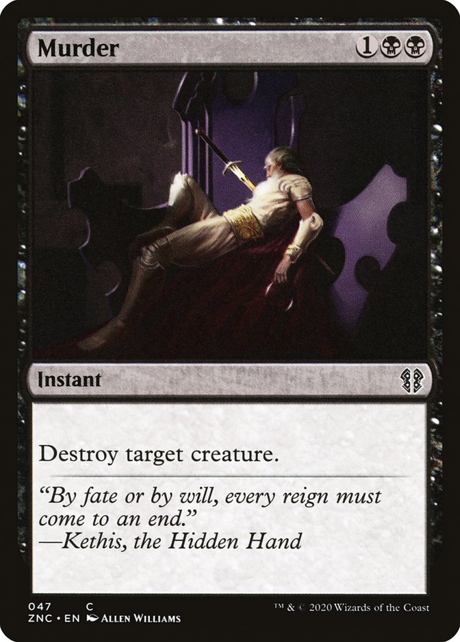 {C} Murder [Zendikar Rising Commander][ZNC 047]