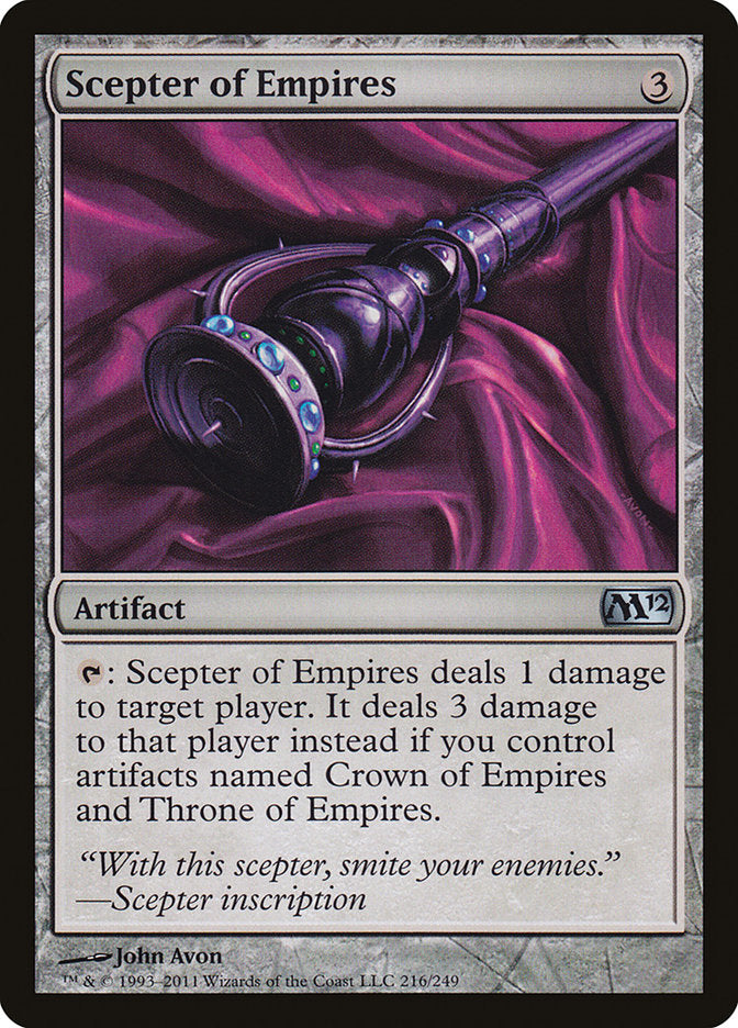 {C} Scepter of Empires [Magic 2012][M12 216]