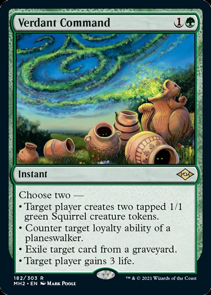 {R} Verdant Command [Modern Horizons 2][MH2 182]