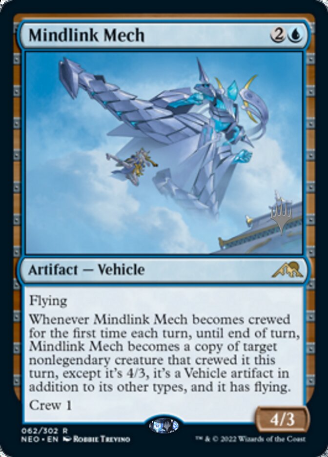 {R} Mindlink Mech (Promo Pack) [Kamigawa: Neon Dynasty Promos][PP NEO 062]