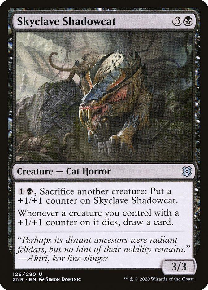 {C} Skyclave Shadowcat [Zendikar Rising][ZNR 126]