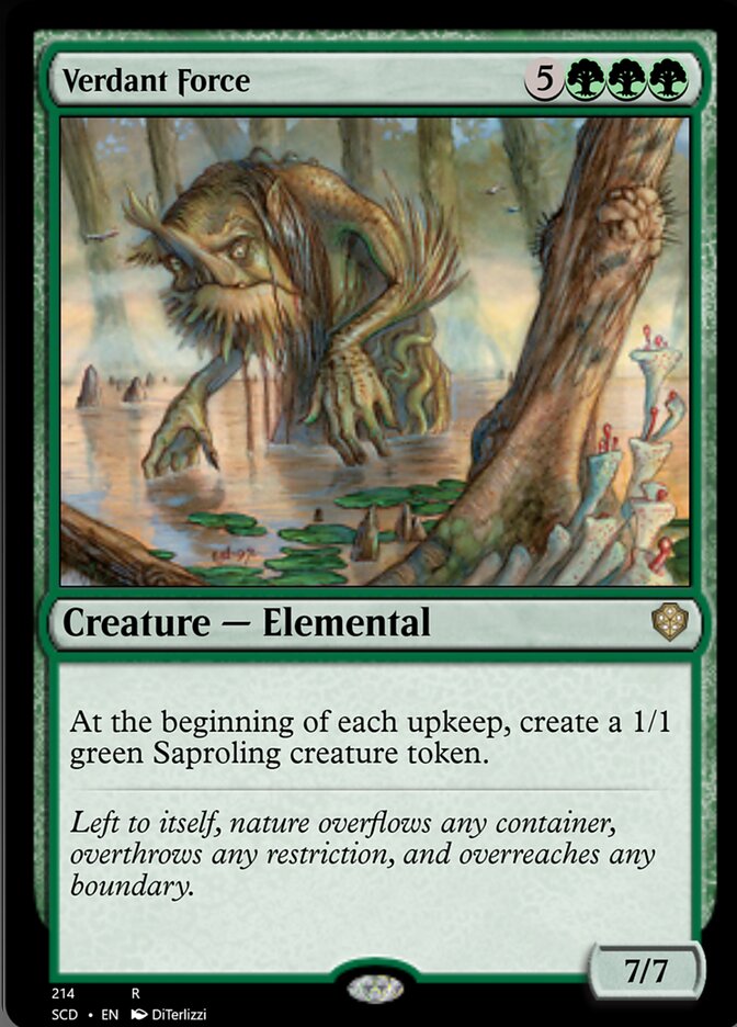 {R} Verdant Force [Starter Commander Decks][SCD 214]