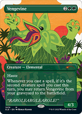 {R} Vengevine (Borderless) [Secret Lair Drop Series][SLD 1078]