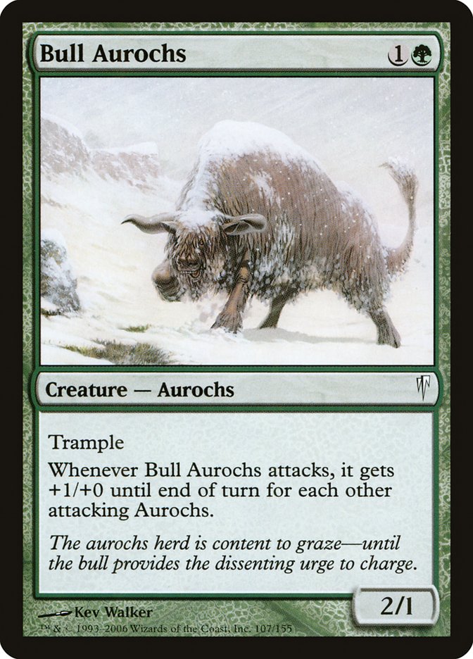 {C} Bull Aurochs [Coldsnap][CSP 107]