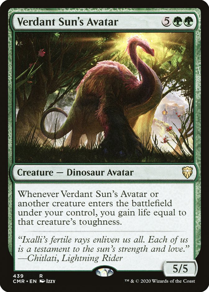 {R} Verdant Sun's Avatar [Commander Legends][CMR 439]