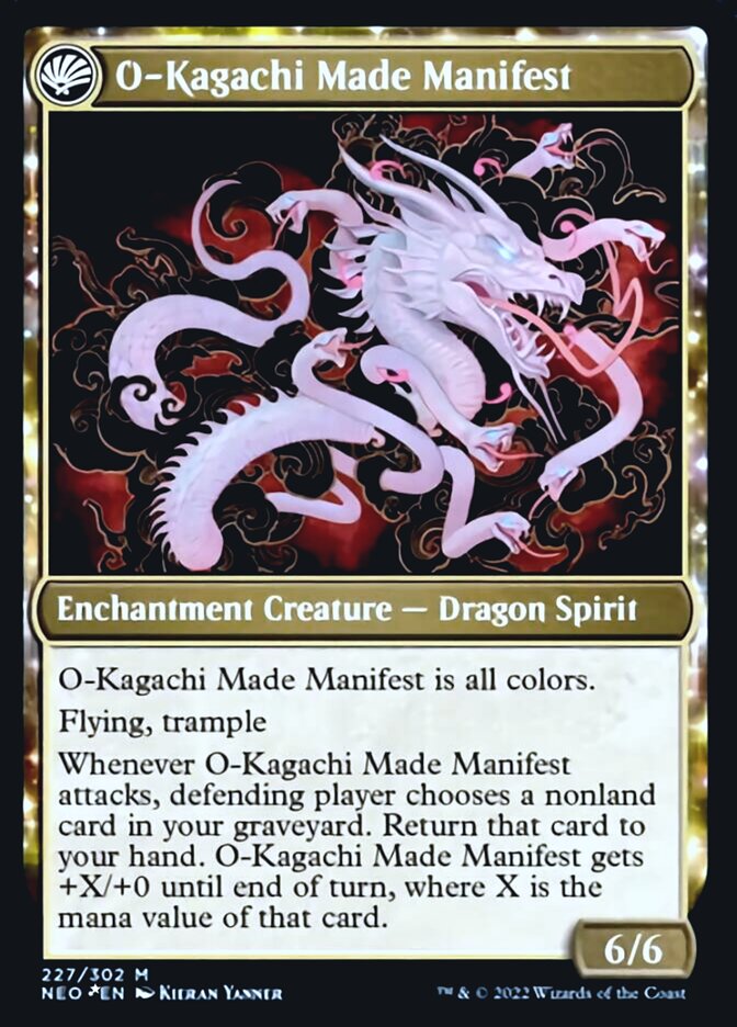 {R} The Kami War // O-Kagachi Made Manifest [Kamigawa: Neon Dynasty Prerelease Promos][PR NEO 227]