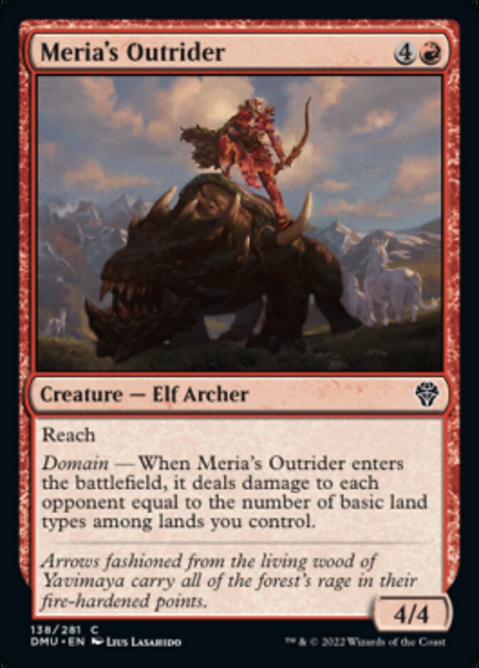 {@C} Meria's Outrider [Dominaria United][DMU 138]