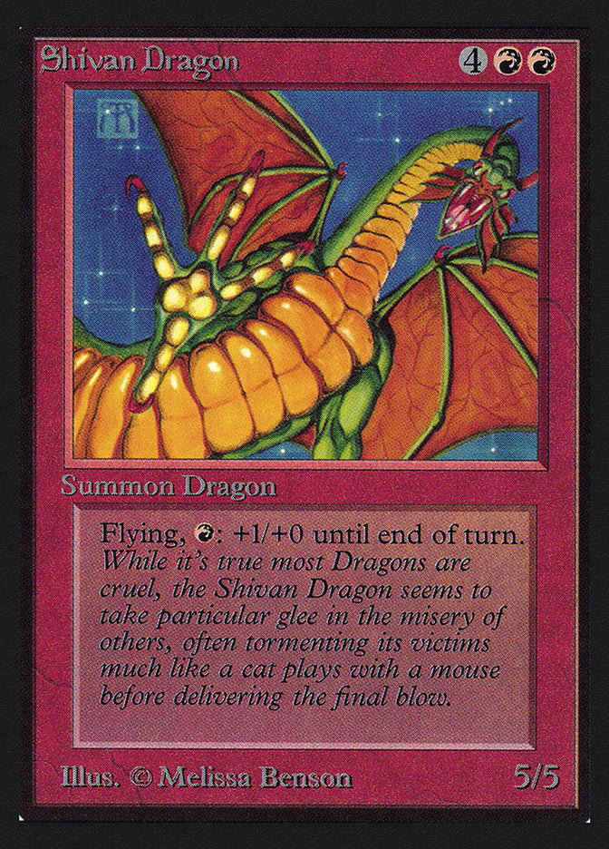 {R} Shivan Dragon [International Collectorsâ Edition][GB CEI 175]