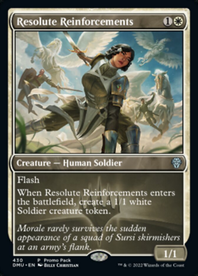 {@C} Resolute Reinforcements (Promo Pack) [Dominaria United][PP DMU 430]