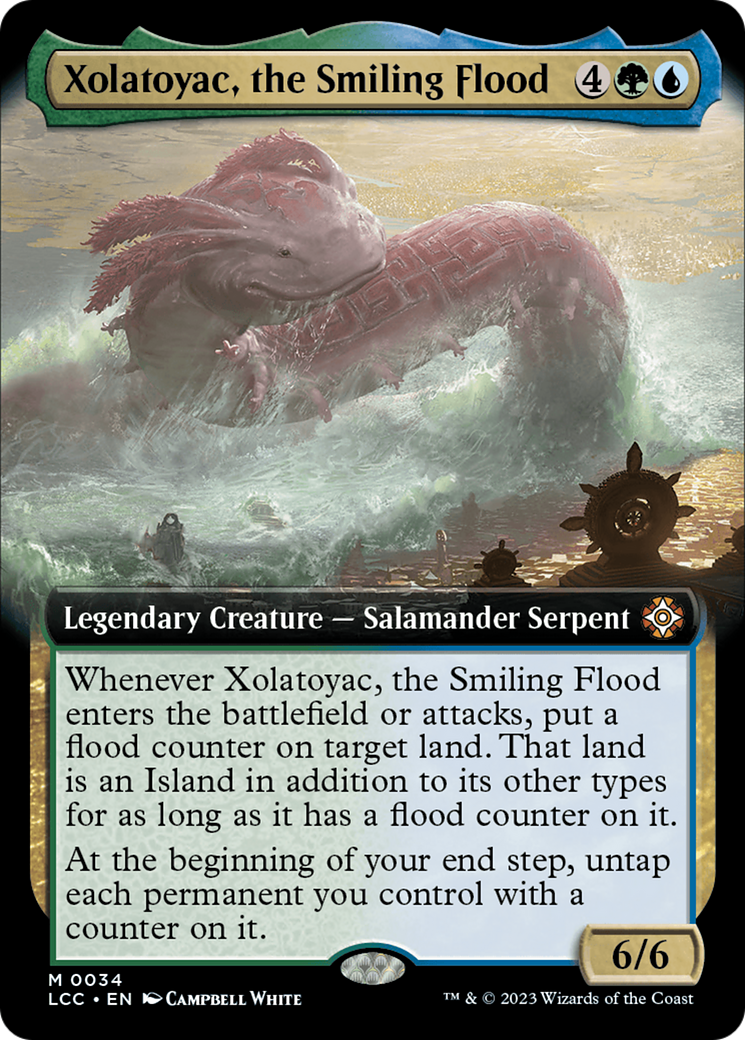 {R} Xolatoyac, the Smiling Flood (Extended Art) [The Lost Caverns of Ixalan Commander][LCC 034]