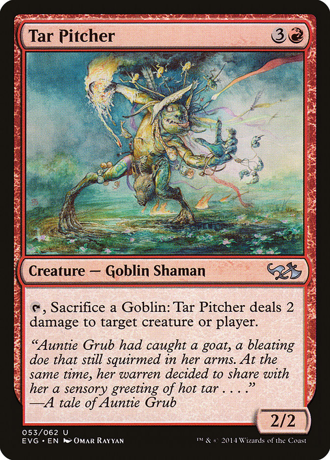 {C} Tar Pitcher (Elves vs. Goblins) [Duel Decks Anthology][EVG 053]