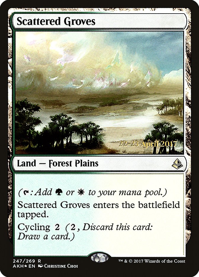 {R} Scattered Groves [Amonkhet Prerelease Promos][PR AKH 247]