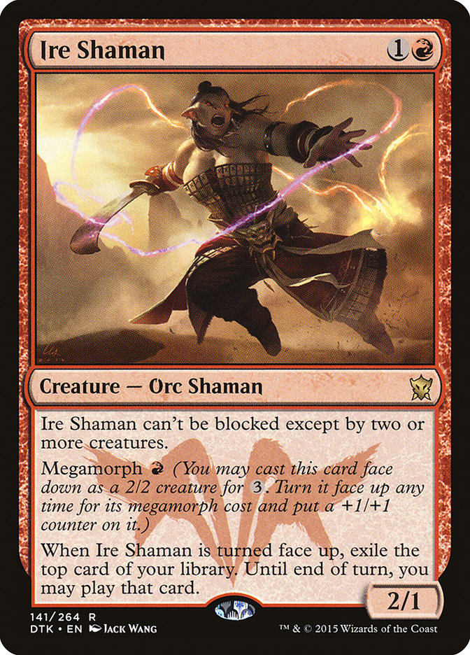 {R} Ire Shaman [Dragons of Tarkir][DTK 141]