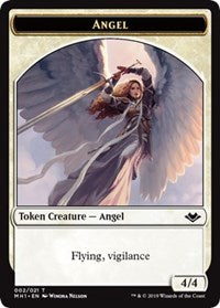 {T} Angel (002) // Elemental (008) Double-sided Token [Modern Horizons Tokens][TMH1 002]