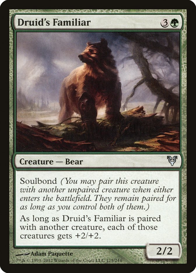 {C} Druid's Familiar [Avacyn Restored][AVR 175]