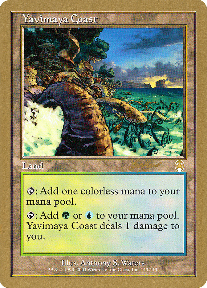 {R} Yavimaya Coast (Sim Han How) [World Championship Decks 2002][GB WC02 SHH143]