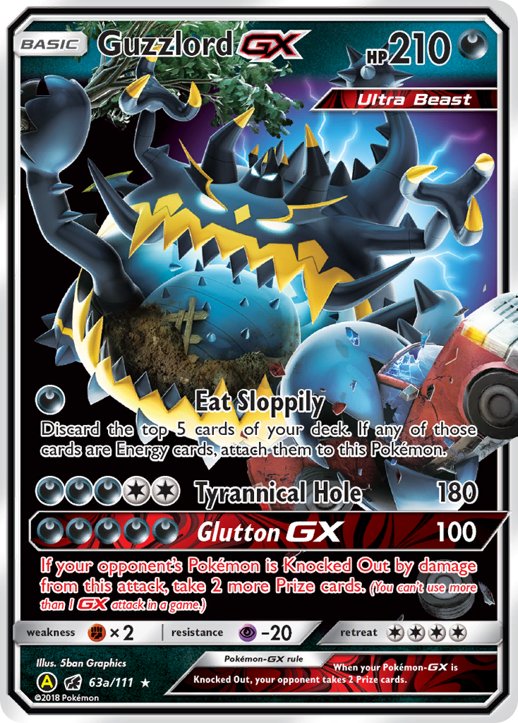 [PKM-R] Guzzlord GX (63a/111) [Alternate Art Promos]