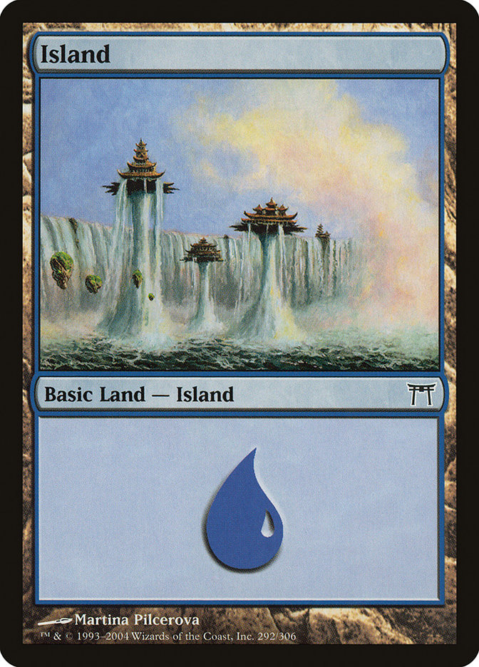 {B}[CHK 292] Island (292) [Champions of Kamigawa]