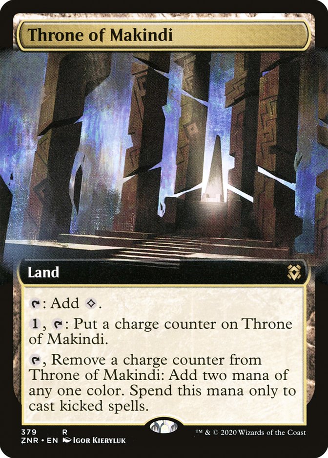 {R} Throne of Makindi (Extended Art) [Zendikar Rising][ZNR 379]