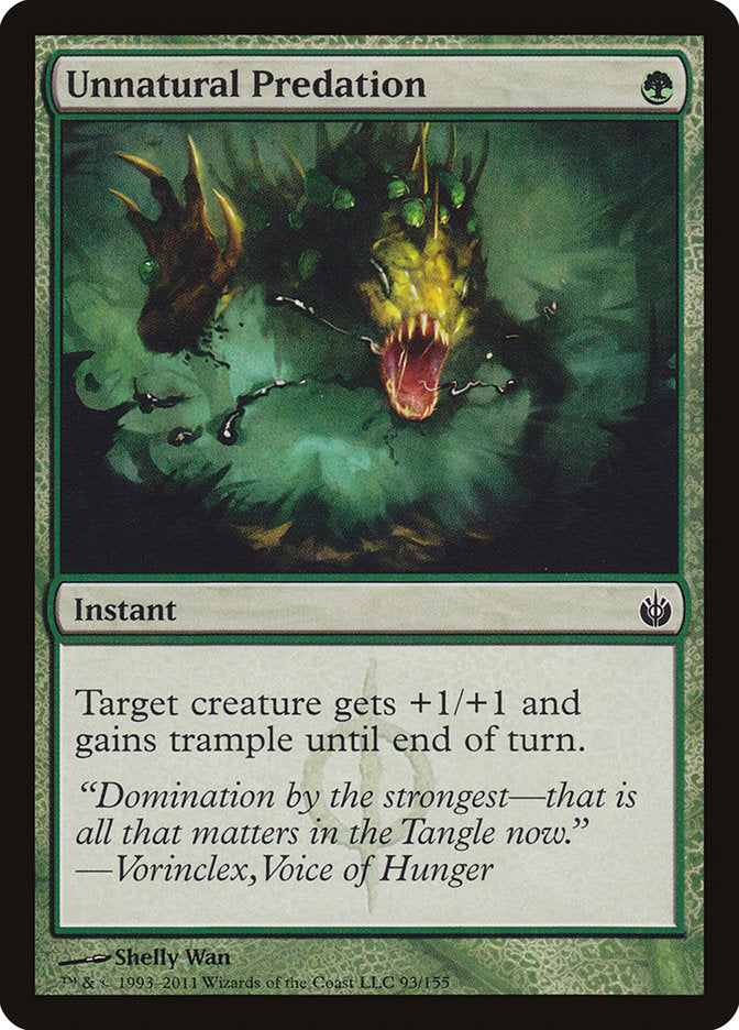 {C} Unnatural Predation [Mirrodin Besieged][MBS 093]